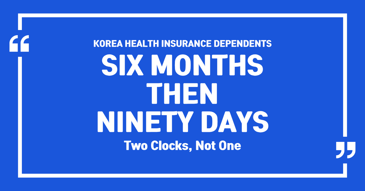 Health Insurance Dependents in Korea: Who Qualifies, and When