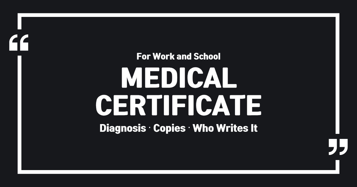 Medical Certificate in Korea: Which Paper Has the Diagnosis